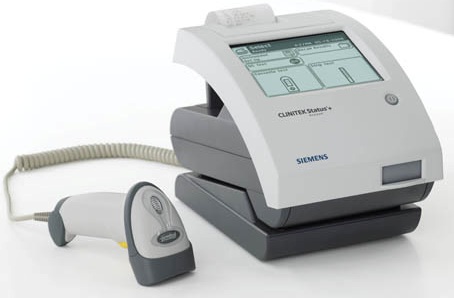 The Clinitek Status plus with the Status Connect