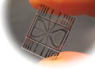 lab-on-chip for blood cell count